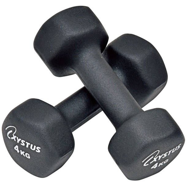 ラバーコートダンベル4 ウエルネスダンベル (h7173)