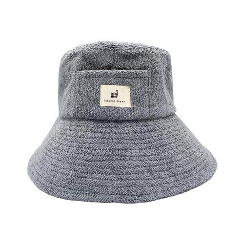 色：ブルーグレー [Totonoi Japan] サウナハット 洗える タオル メンズ レディース