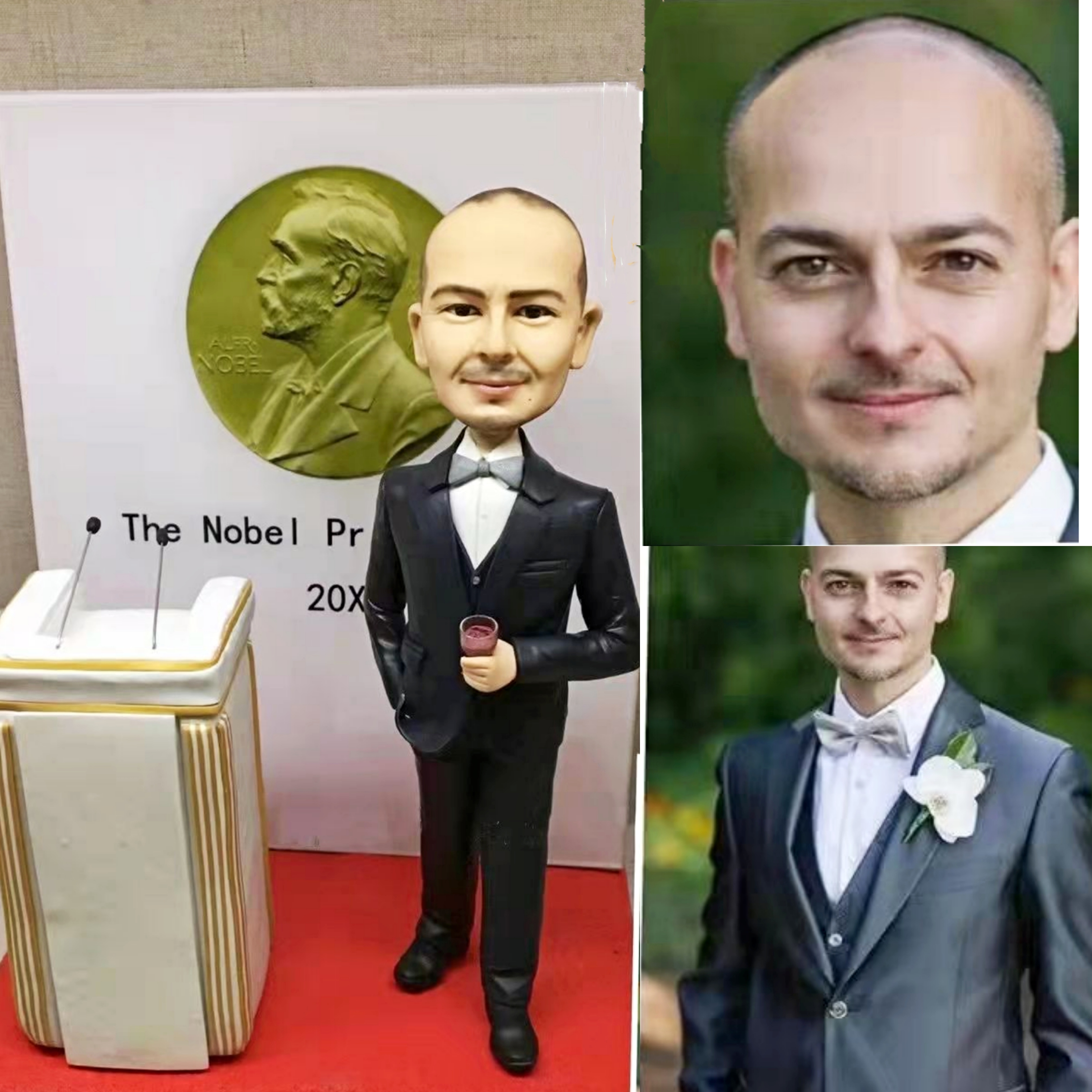 【オーダーメイド】3D肖像画 似顔絵 写真 人形 フィギュア 友達 同僚 先輩 上司 誕生日 退職 送別 定年 プレゼント