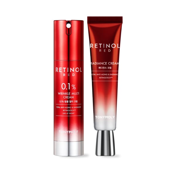 TONYMOLY Retinol Red 0.1% Wrinkle Multi Cream Set 2items