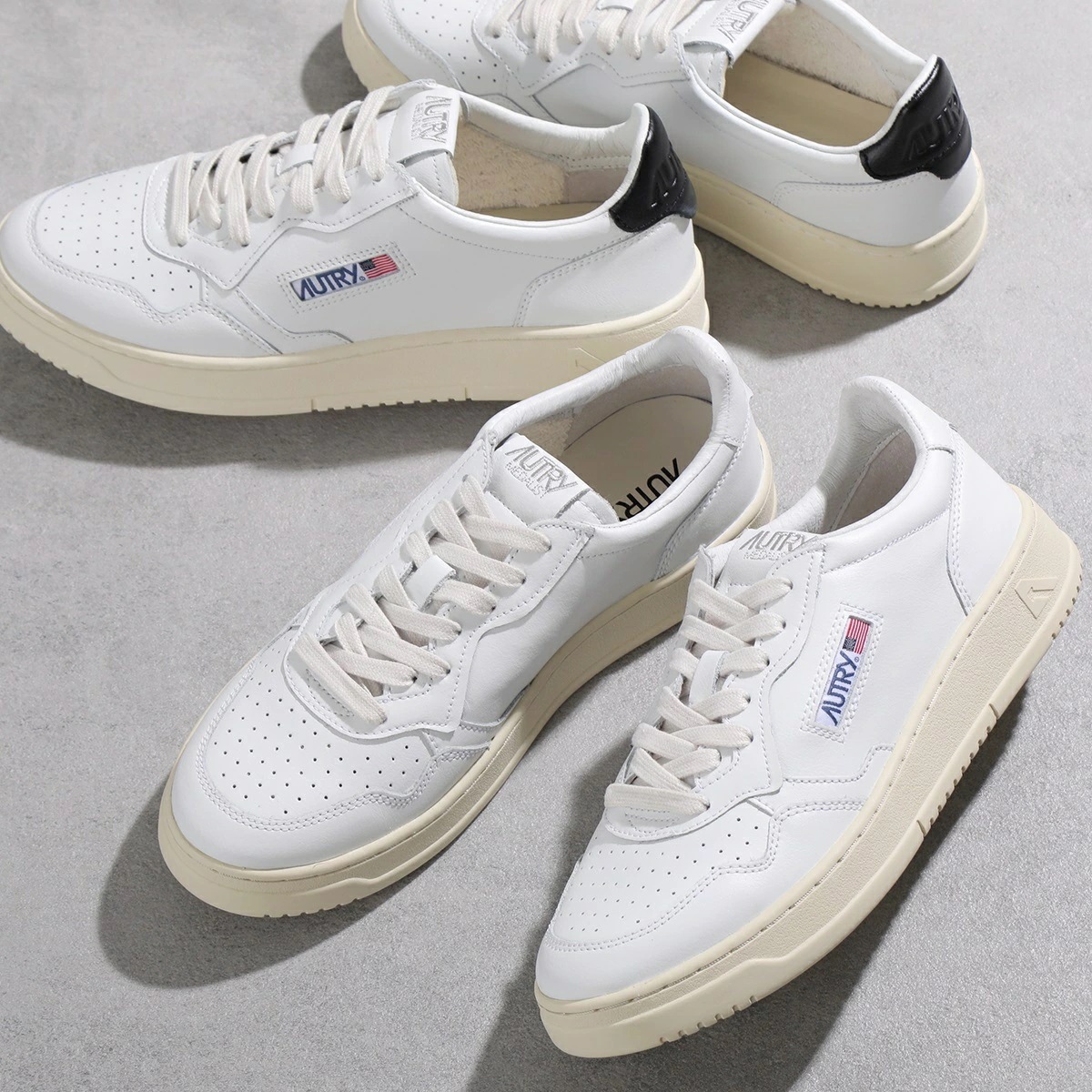 AUTRY オートリー スニーカー MEDALIST メダリスト AULW LL15 AULW LL22 レディース ローカット レザー ロゴ シューズ 靴 カラー2色
