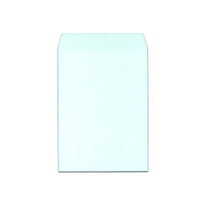 （まとめ） キングコーポレーション カラークラフト封筒 角2 85g／m2 枠なし ミズ K2C85M 1パック（100枚） 10セット