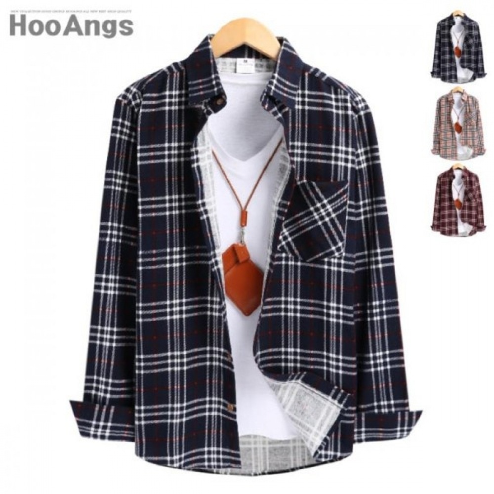 (フアンセ) ロングスリーブ MS005 チェックナンバン SMST2047