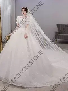 ウエディングドレス2024新作フレンチウエディングドレス-37