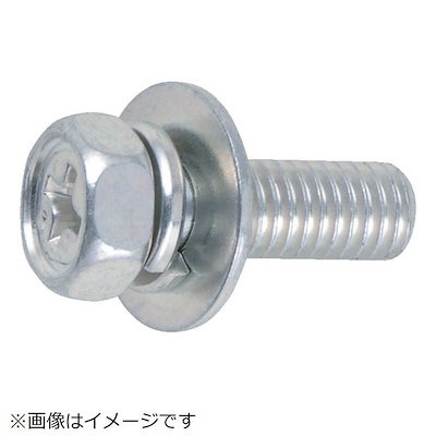 他サイト： トラスコ中山　組込ボルト アブセットP-3 三価白 サイズM8X30 8本入　B7680830の商品画像