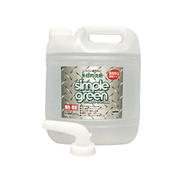 （まとめ）ムラテックKDSシンプルグリーンクリスタル4L詰替用 SGC-4L 1個[x3セット]