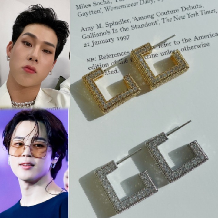 [BTSジミン , MONSTAXジュホン 着用] l Yves Earrings