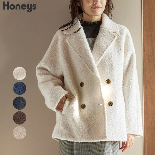 Qoo10] Honeys 【SOLD OUT】ポコポコPコート S
