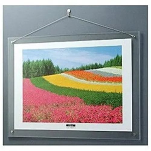 ナカバヤシ アクリル製ピクチャーフレーム「壁掛けタイプ」(A2判プリント用／クリアー) フ-ACH-A2