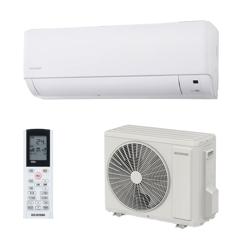 アイリスオーヤマ IRIS OHYAMA airwill ルームエアコン ホワイト IHF-6309G 20畳 200V 6.3kW スタンダード