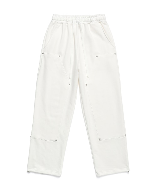 Qoo10 DXOH RIVET WIDE PANTS カモフ