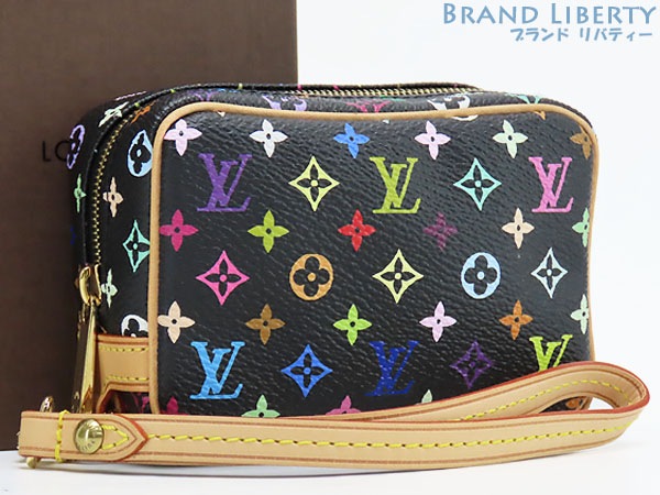 新古品ルイヴィトンモノグラムマルチカラートゥルースワピティミニポーチ化粧ポーチコスメポーチアクセサリーポーチM58034
