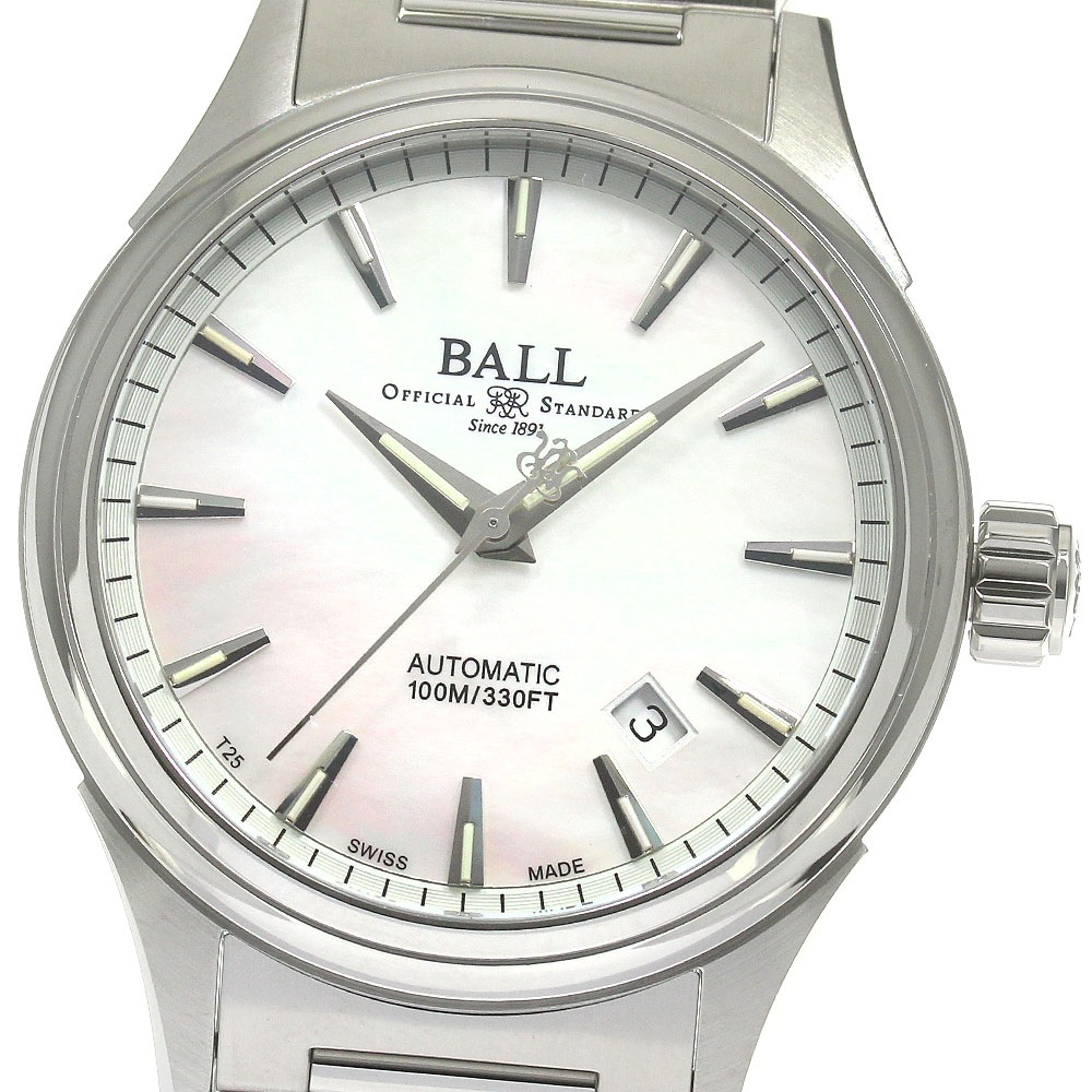 ボールウォッチ BALLWATCH NM2098C-S26J-WHR ストークマン ヴィクトリー デイト 自動巻き メンズ 未使用品 保証書付き_849903【中古】