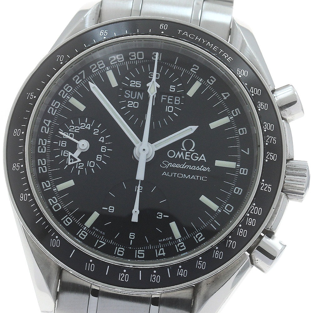 オメガ OMEGA 3520.50 スピードマスター マーク40 コスモス クロノグラフ 自動巻き メンズ 保証書付き_878513【中古】