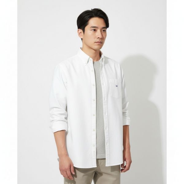 Roco Pocket Oxford Shirt White 5,424円