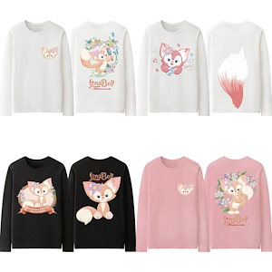 新作 大人気 ディズニーリーナベル 子供服 長袖 親子服 綿Tシャツ トップス パパママ恋人ペアルック韓流友達同士 女の子 通学着 通園着