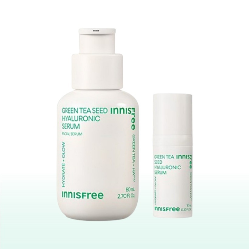 [低刺激 保湿 セラム 韓国人気] グリーンティー シード ヒアルロン酸 セラム 80ml+10mlセット しっとりとした 水分チャージ グリーンティーセラム おすすめ 韓国正規品