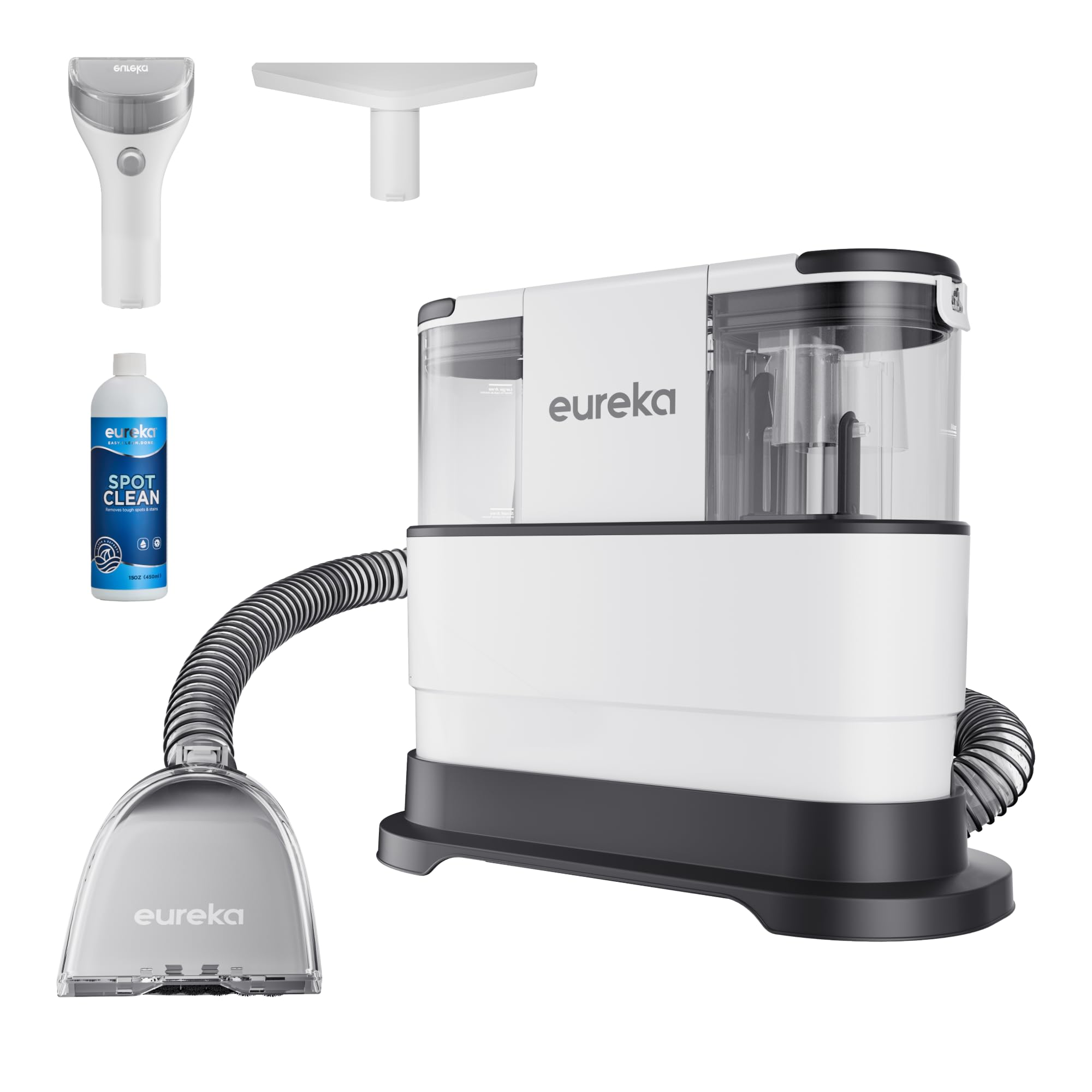 EUREKA（ユーリカ） NEY200 カーペットクリーナー 加熱式 布洗浄機 リンサー洗浄機 窓洗浄 ソファ 水洗い 絨毯クリーナー 車用掃除機 乾湿両用掃除機 カーペット 布製品 マットレス ペッ