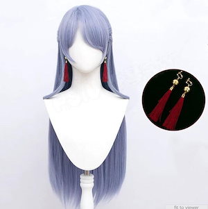 バーチャル VTuber 弦月藤士郎 風 コスプレウィッグ かつら ハロウィン36101