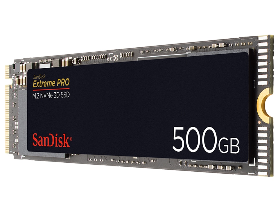 SANDISK 容量500GB M.2 Pcle 3.0×4 NVMeインターフェイスに対応SSD エクストリーム プロ SDSSDXPM2-500G-J25 即納OK