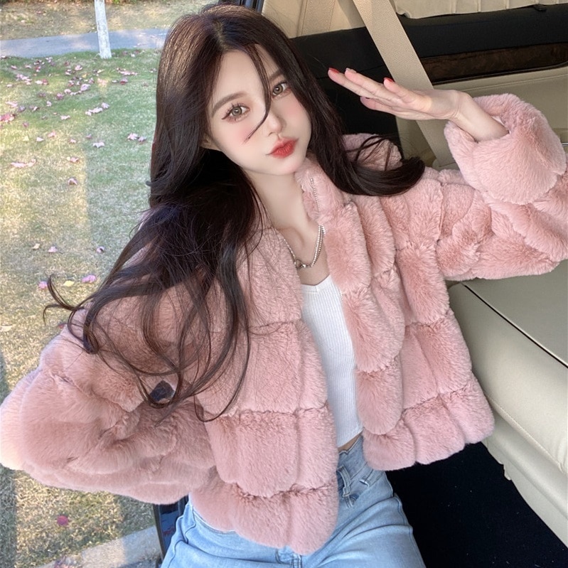 レディース アウター ショート コート もこもこ ふわふわ 大人可愛い ママコーデ ママファッション 韓国系 オルチャン 人気 トレンド 新作 20代 30代 40代 きれいめ レトロ シンプル お出