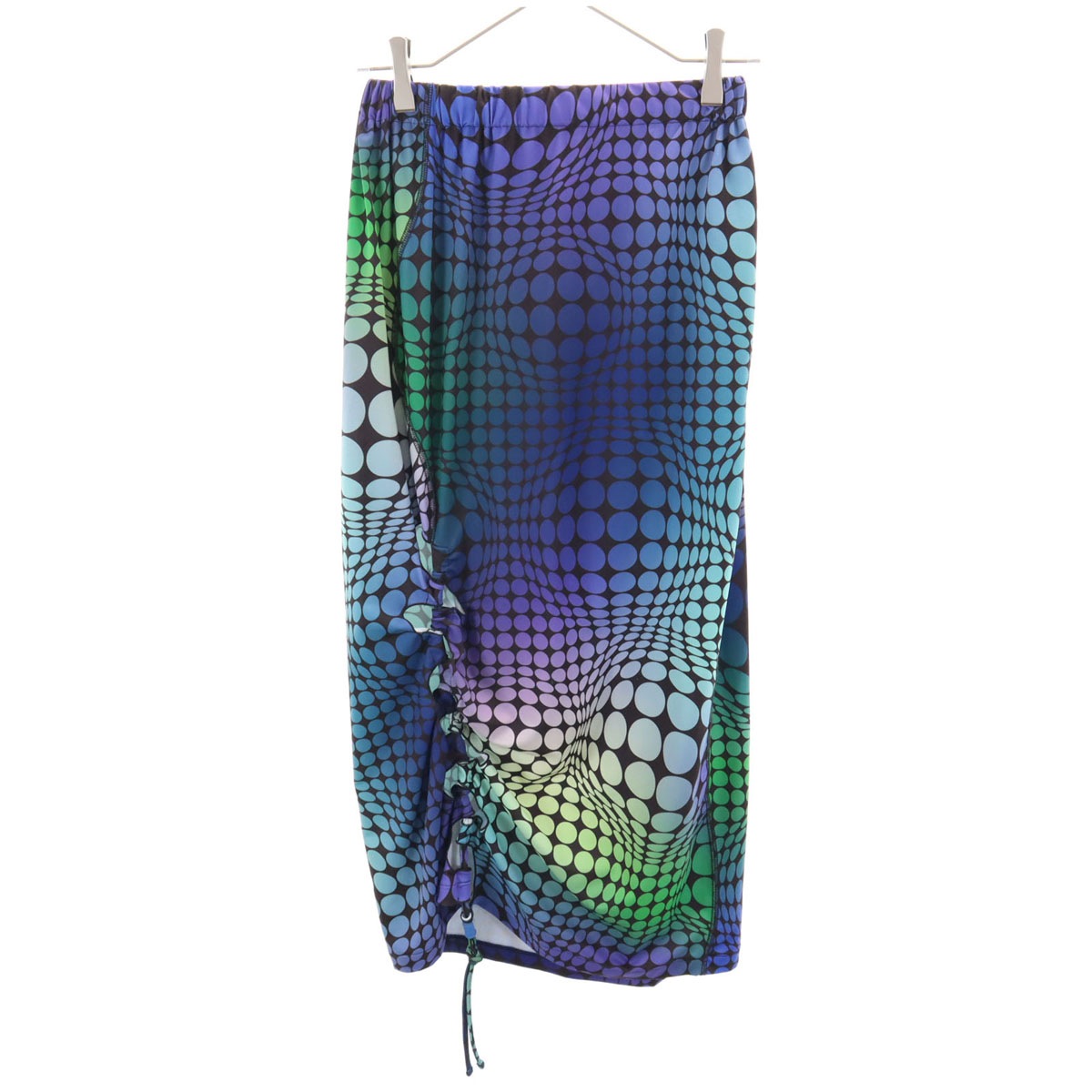 日本製 総柄 ロング丈 タイトスカート FREE マルチ レディース 古着 6,530円