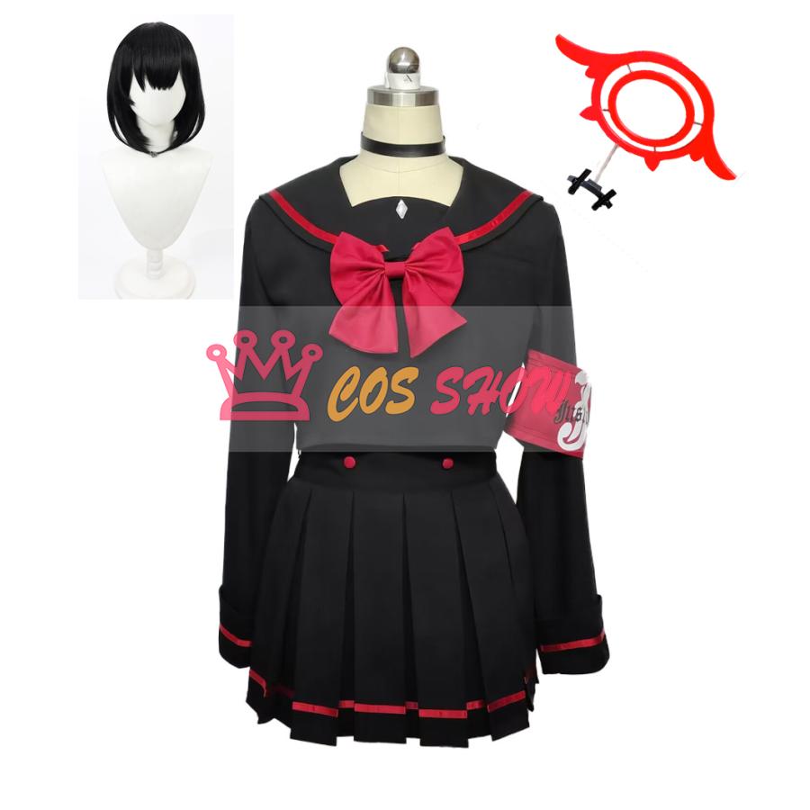 ブルーアーカイブ ブルアカ 静山マシロ コスプレ衣装 cosplay 仮装 靴下付き 制服 日常服 イベント クリスマス ハロウィン ステージ 文化祭 学園祭 プレゼント