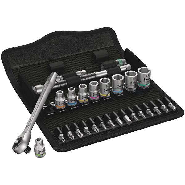 WERA ヴェラ 28点組 メタルラチェットソケット ビットソケットセット 004017 工具 ツール DIY 作業工具 道具