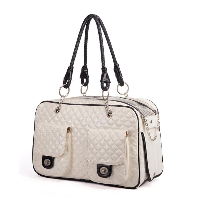 ペット用の革製トラベルバッグ,猫と犬用のポータブルアクセサリー 5,116円