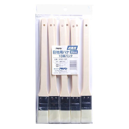 （まとめ買い）お得用目地用刷毛10本パック 30MM M30-10P [x3]