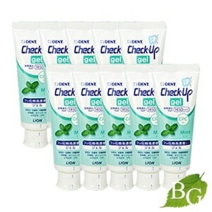 ライオン デント チェックアップ ジェル (ミント) 75g 10本セット