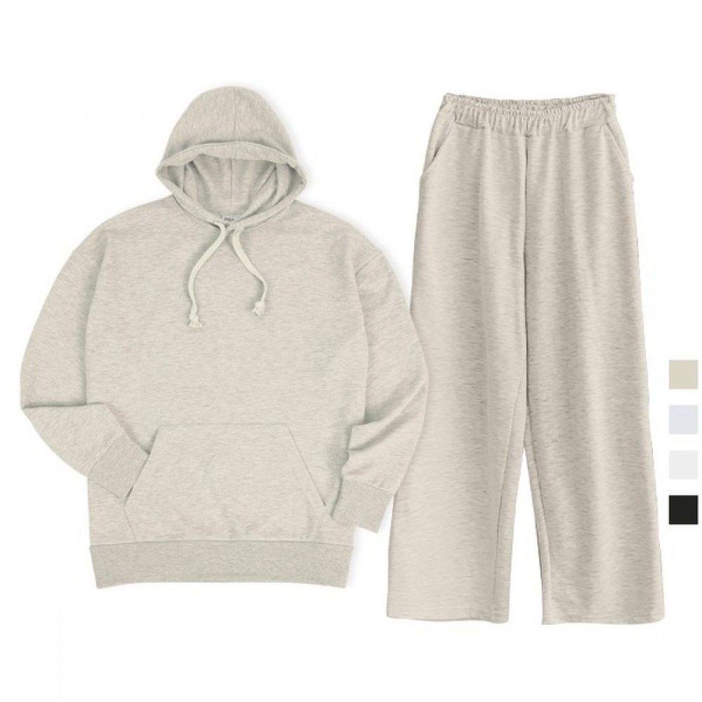 (Paul & Paul) オーバーフィットフード付きバンディングトレーニングセット