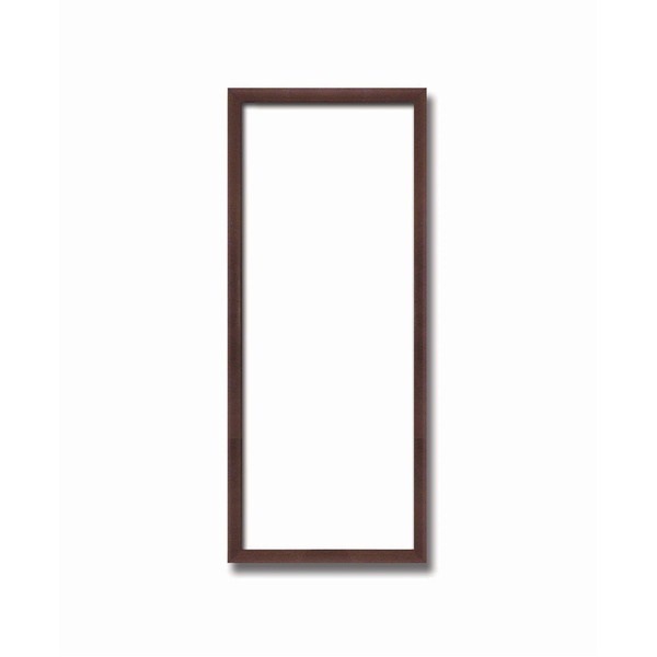 てぬぐい額木製てぬぐい額　縦長額　前面アクリル仕様壁掛けひも　黒（茶）てぬぐい額（890340mm）シタン色
