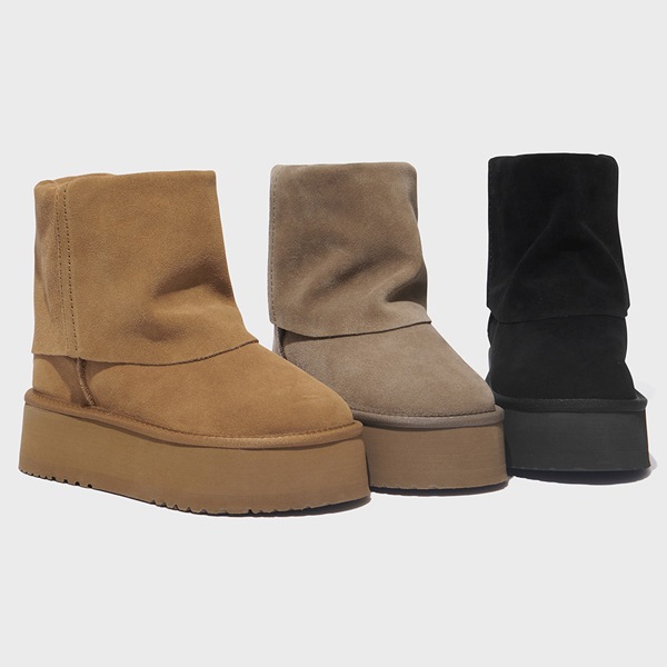 MAXI FOLDED BOOTS SHORT(6inch) - 3 colors