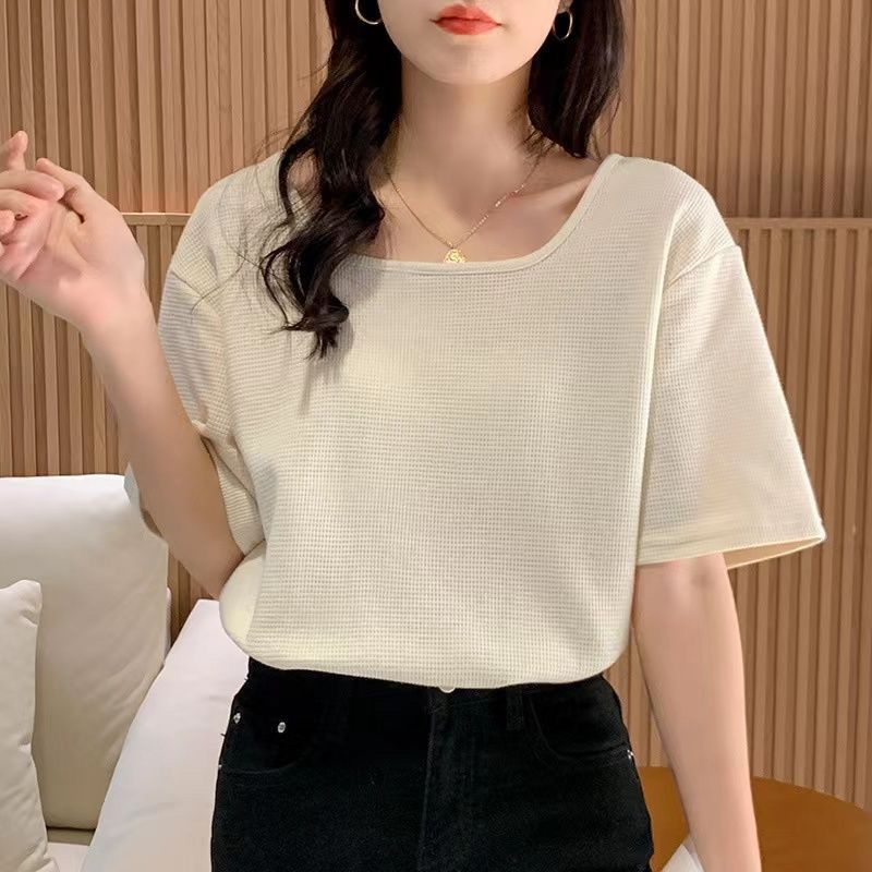 【1つ買うと1つ無料】【メガ割】福袋 Tシャツ スクエアネック半袖Tシャツ服 新型 通勤 ゆったり 百掛け トップス Tシャツカットソー 5,810円