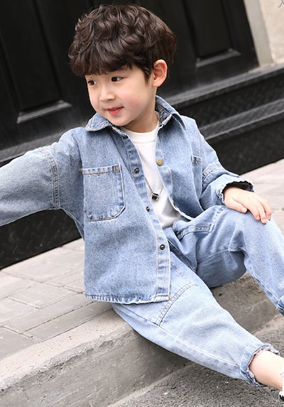 Qoo10 デニムコーデ 男の子 子供服 キッズ 春 キッズ