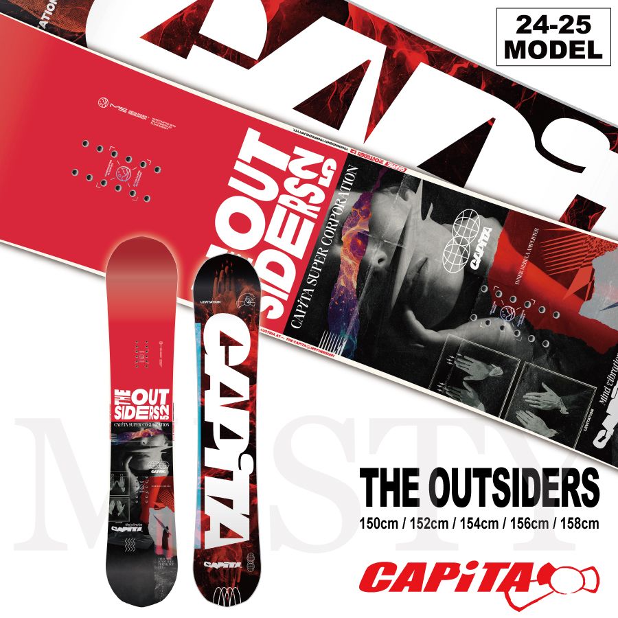 新品未使用 24-25 CAPITA BOARD THE OUTSIDERS 150cm 安心保証 即日発送 本体 土日祝発送OK M131