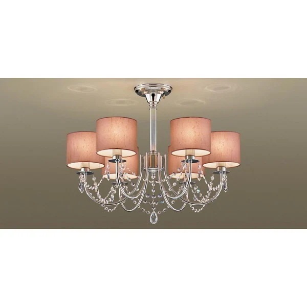 LGB59650 [吊下型 LED（電球色） シャンデリア Uライト方式 World Craft（ワールドクラフト） 白熱電球40形6灯器具相当]