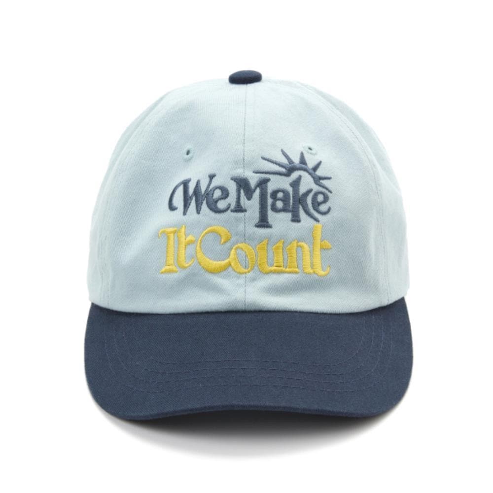 WMC Two-tone embroidered panel cap BLUE O-MOBXE4M44053 5,577円