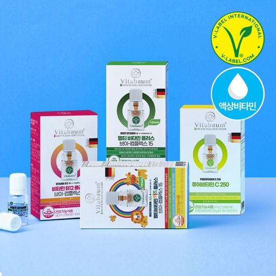 ビタボーム ビタミンBコンプレックスマルチビタミンキッズビタミンビタミンC 12本入り 4種類から1種類を選択してください 5,843円