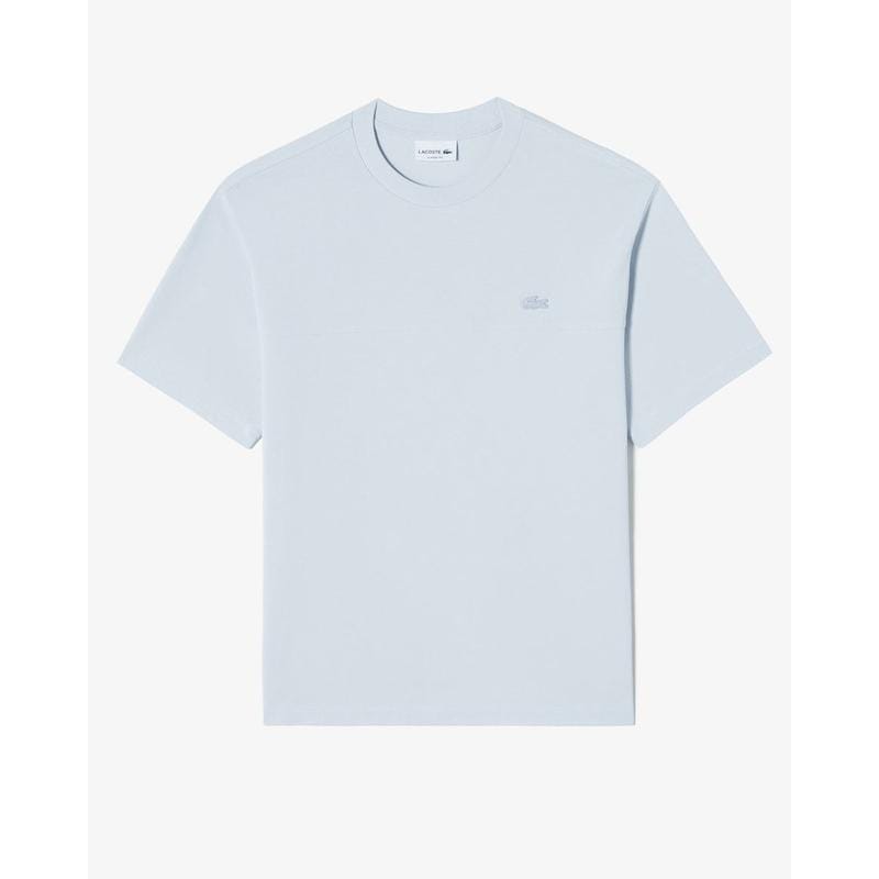 26SS(男性)カンヨン ウーブン 切替 半袖 Tシャツ TH358E-56G J2G(ラベンダグレー)