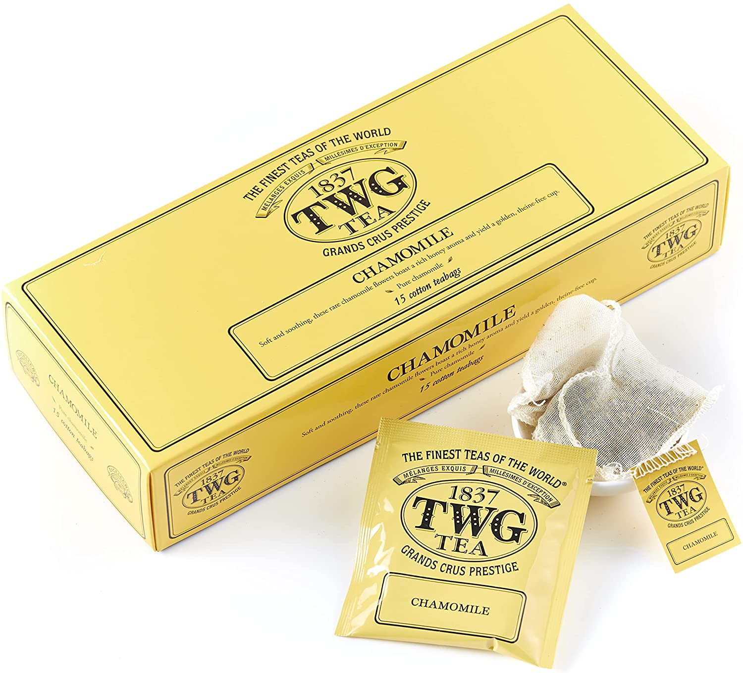 TWG Tea Chamomile（コットンティーバッグ, 2.5g15個入り)