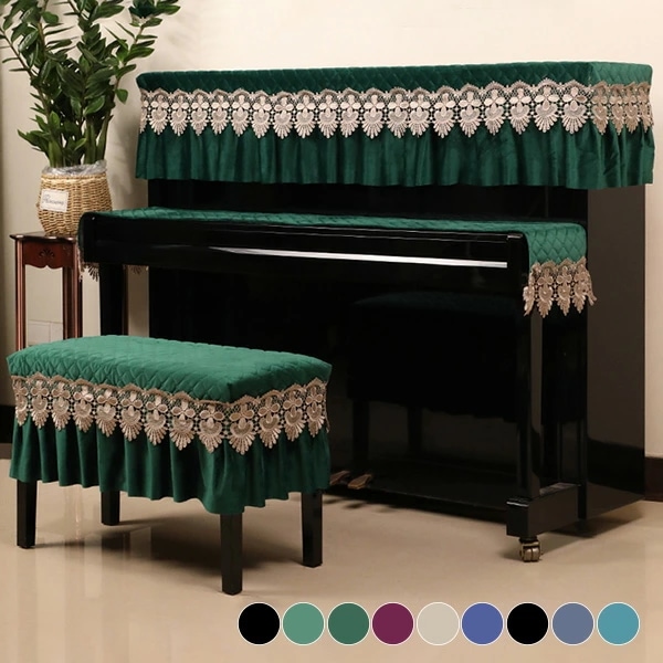 【赤字販売*速達】ピアノカバー ３点セット ピアノカバー キーボードカバー 椅子カバー フリンジ アップライト トップカバー 北欧 標準直立型ピアノ用 おしゃれ ピアノ掛け 乾燥 汚れ防止 便利 ヨー 11,378円