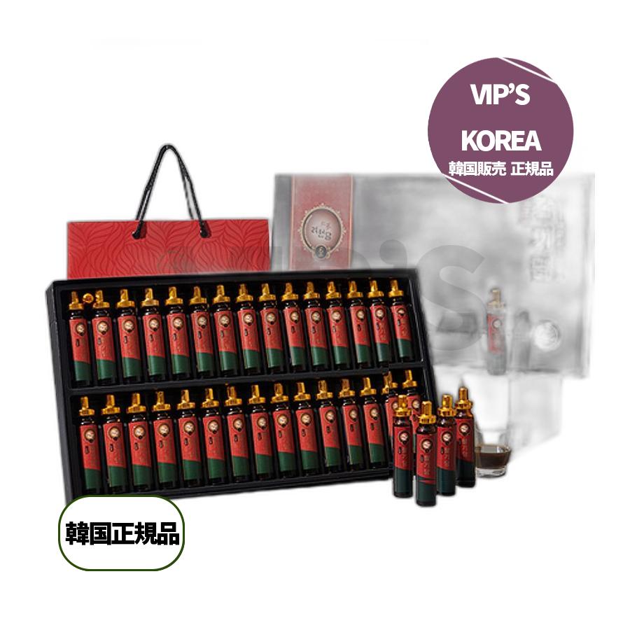 活気に満ちた6年根紅参アンプル+ショッピングバッグ 600ml 1セット