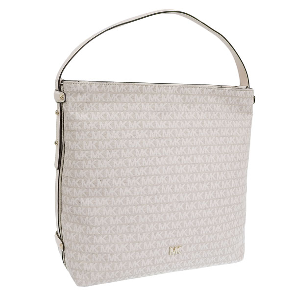 マイケルコース ショルダーバッグ レディース シグネチャー ホワイト MICHAEL KORS GRIFFIN LG TZ HOBO NAT/LT CREAM 30T8TN7H7J-959