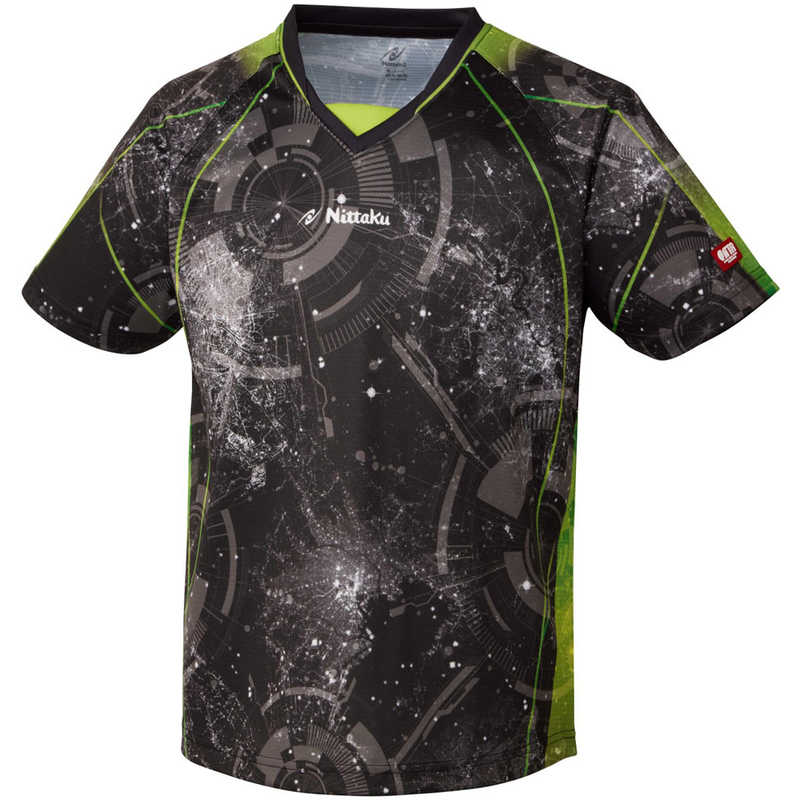 ニッタク　卓球用品 Nittaku ユニセックス ブライトシティシャツ ブラック S　NW2209