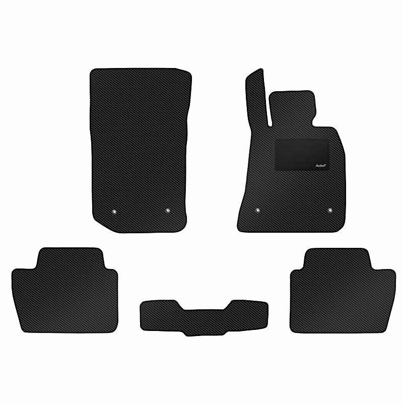 [防水マット]BMW 4シリーズ G22 クーペ 右ハンドル フロアマット [カーボン柄]