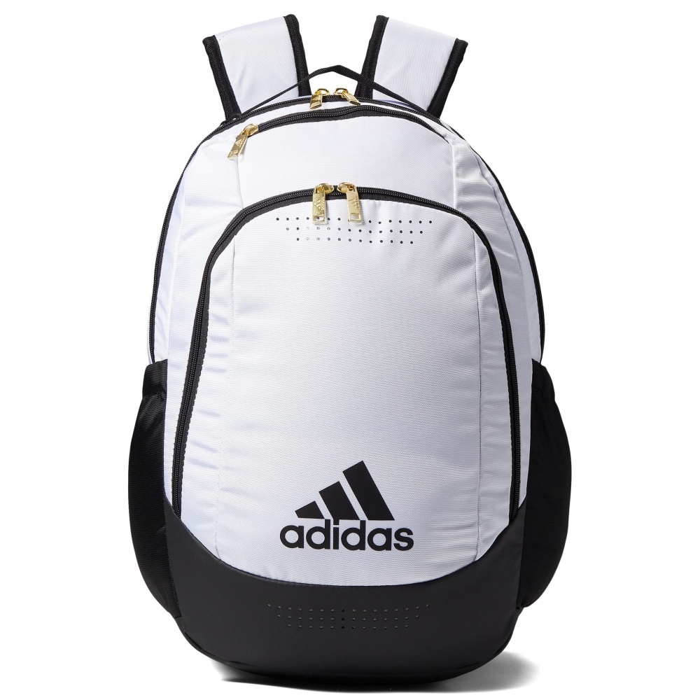 アディダスディフェンダーバックパックホワイト/ブラック/ゴールドメタリック