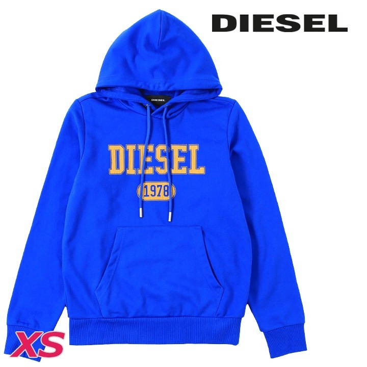 プルオーバースウェットパーカー メンズ S-GINN-HOOD-K25 クラック加工ロゴプリント die-m-t-f8-198