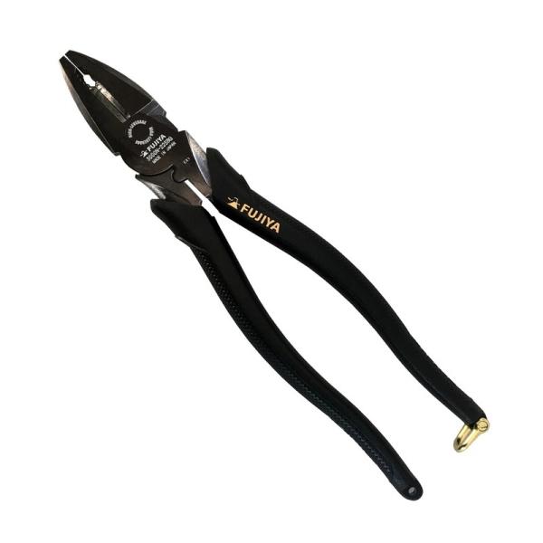 フジ矢 偏芯パワーペンチ（黒金） 3000N－225BG 作業工具 ペンチ ニッパ ペンチ 6,521円